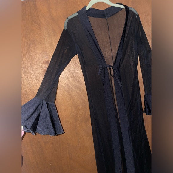Long Sheer Robe - Picture 3 of 7